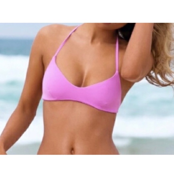 Plumeria Swimwear 'Trouble in Paradise' Strappy T-Back Bikini **TOP Size Large - Picture 5 of 15